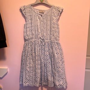 Pale Blue eyelet dress